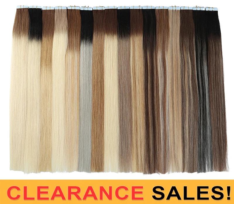 MRSHAIR Cuticle Remy Tape In Human Hair Extensions Real Natural Hair Skin Weft Hair Extensions For Salon High Quality 10pcs/pack