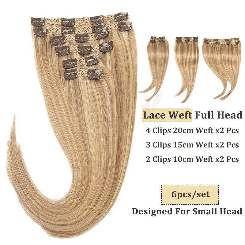 MRSHAIR Big Volume Seamless Clip in 6Pcs 24inch 240G