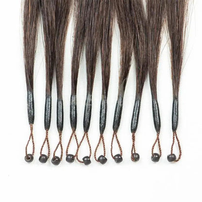 MRS HAIR 8D Invisible Micro Link Remy Human Hair Extensions Human Hair Nano Rings With Fish Line 0.6g/pcs 50strands/pack