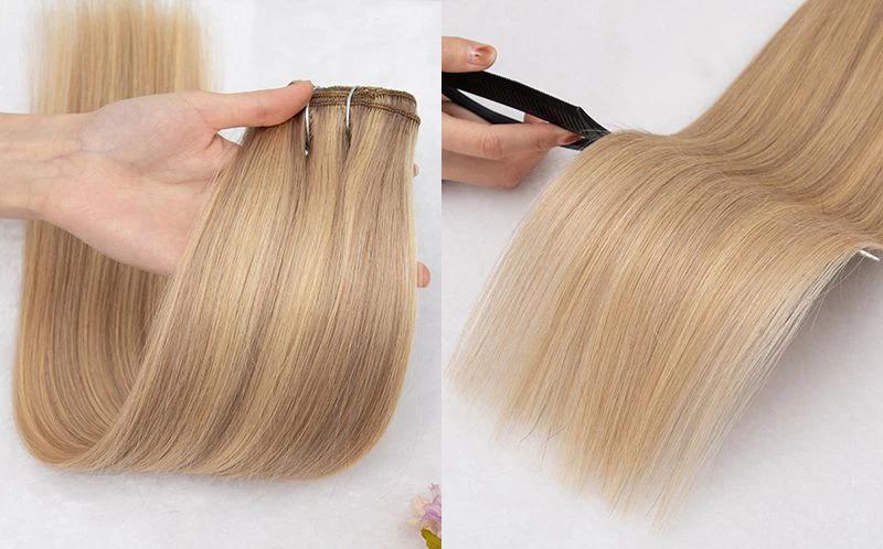 MRSHAIR Big Volume Seamless Clip in 6Pcs 24inch 240G