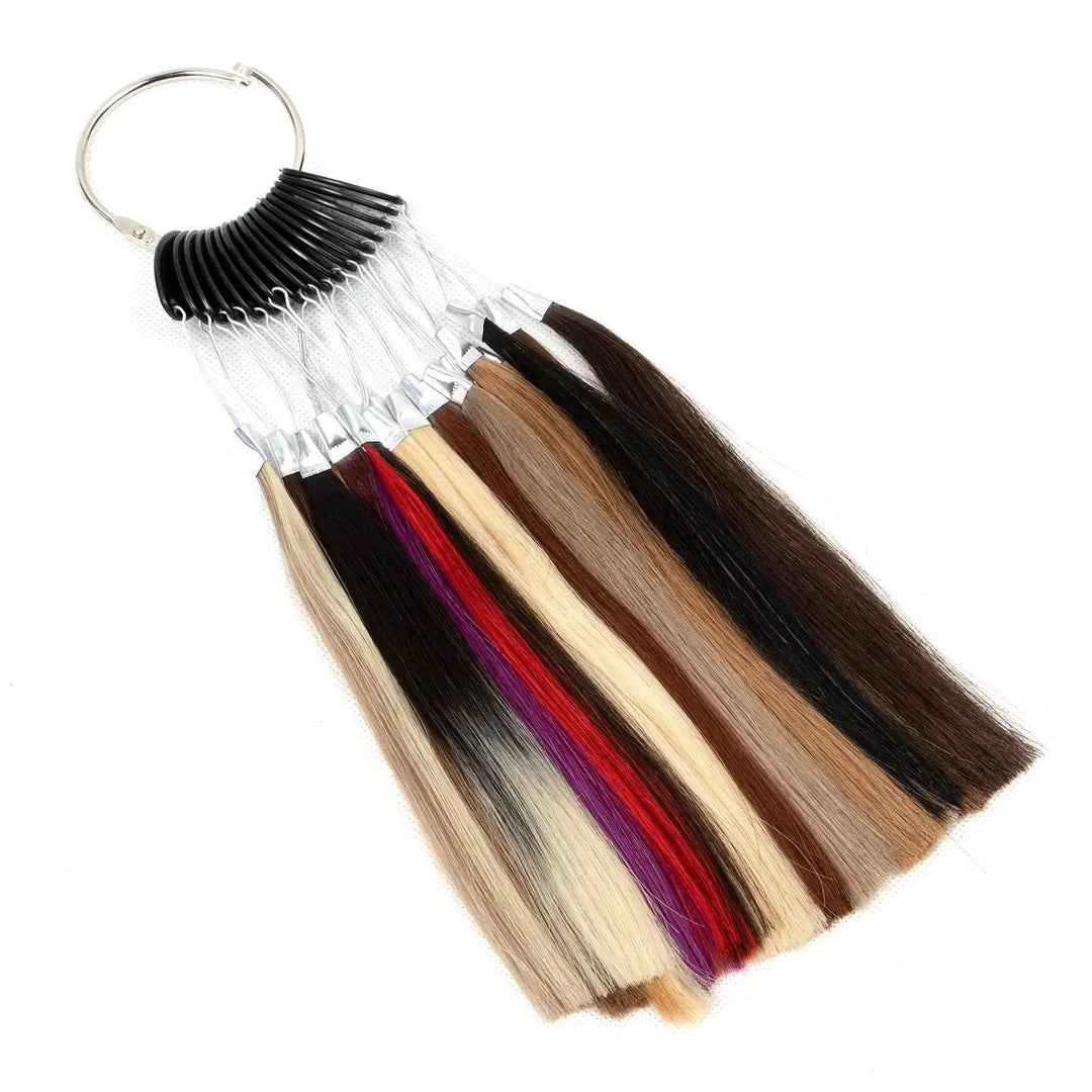 MRSHAIR MRSHAIR Human Hair Color Rings For Salon 18 Colors