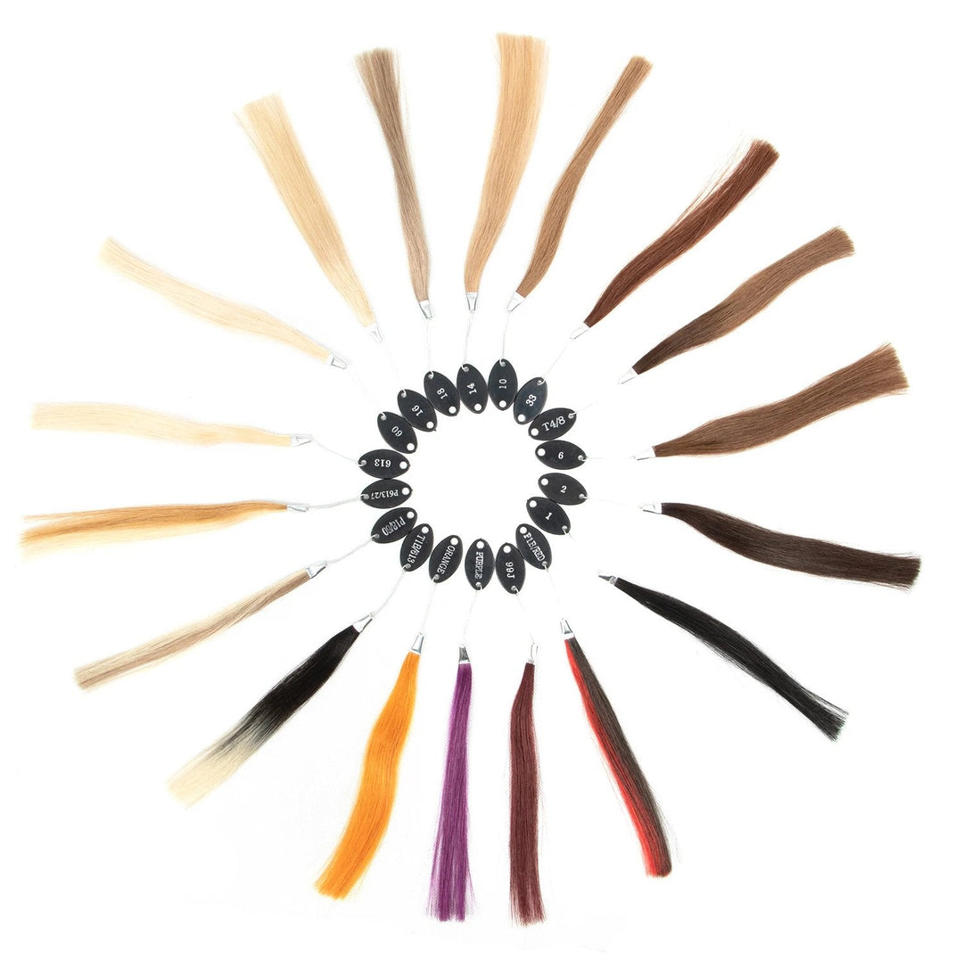 MRSHAIR MRSHAIR Human Hair Color Rings For Salon 18 Colors