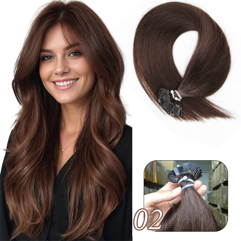 MRS HAIR K-tip Keratin Human Hair Extensions