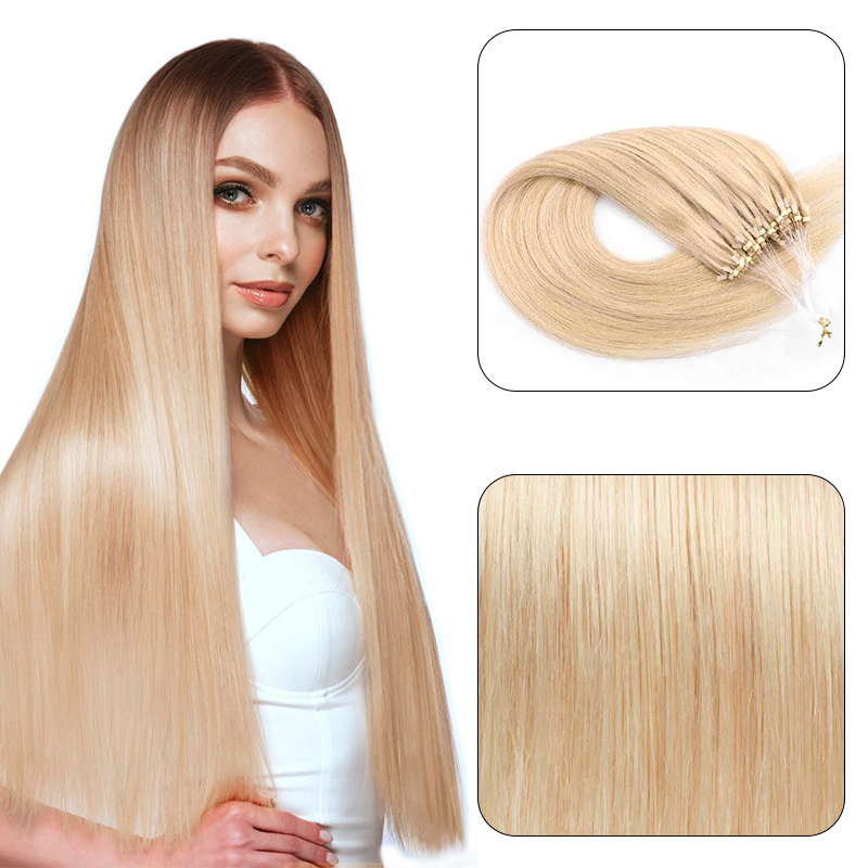 MRS HAIR Micro Ring Loop Human Hair Extensions