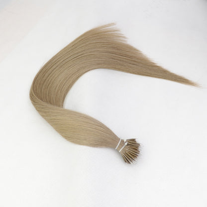 MRSHAIR Premium Quality Nano Ring Human Hair Extensions Cuticle Remy European Hair Cold Fusion PreBonded Keratin 50pcs 12-24inch