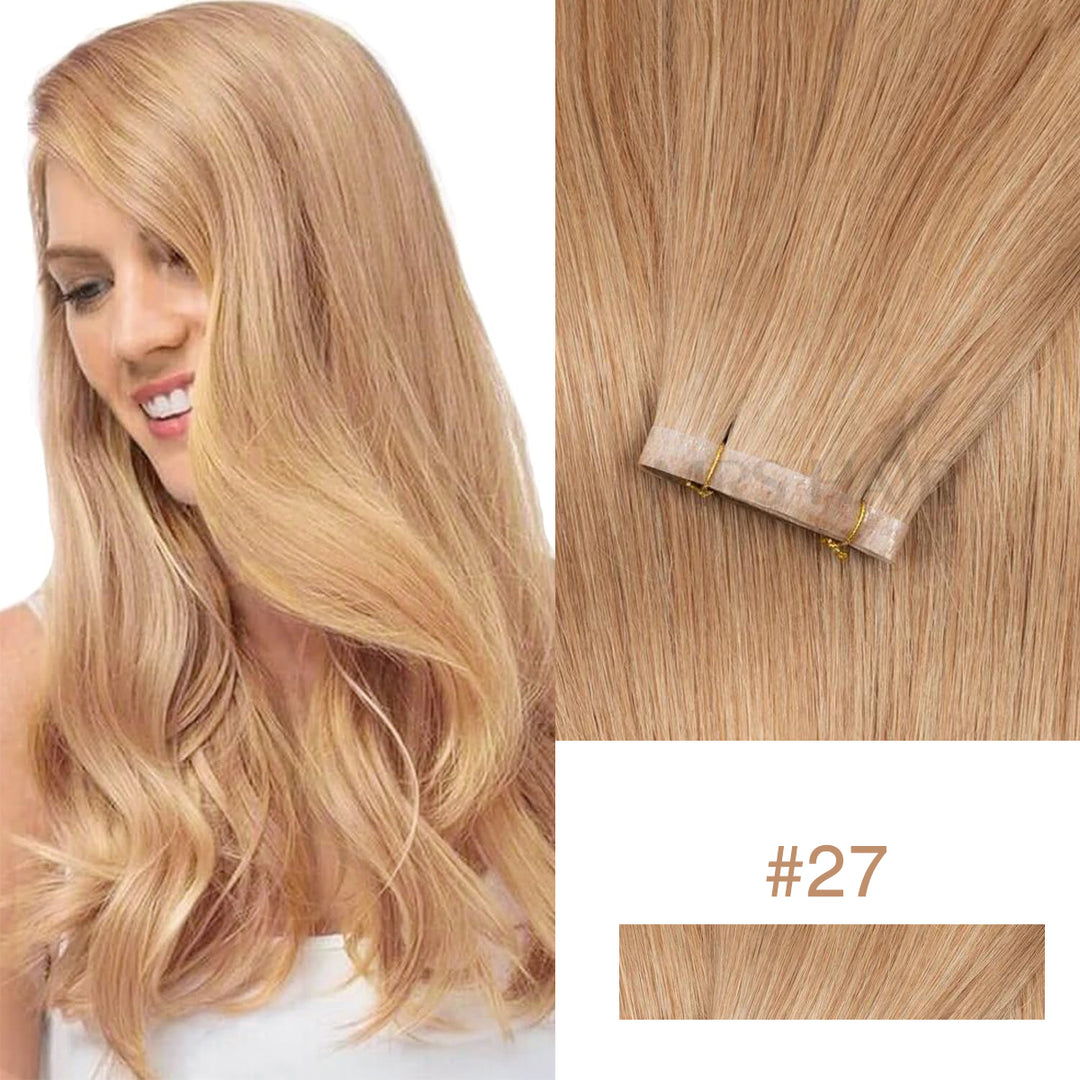 MRSHAIR Invisible Seamless PU SKin Weft Human Hair Injected PU Wefts