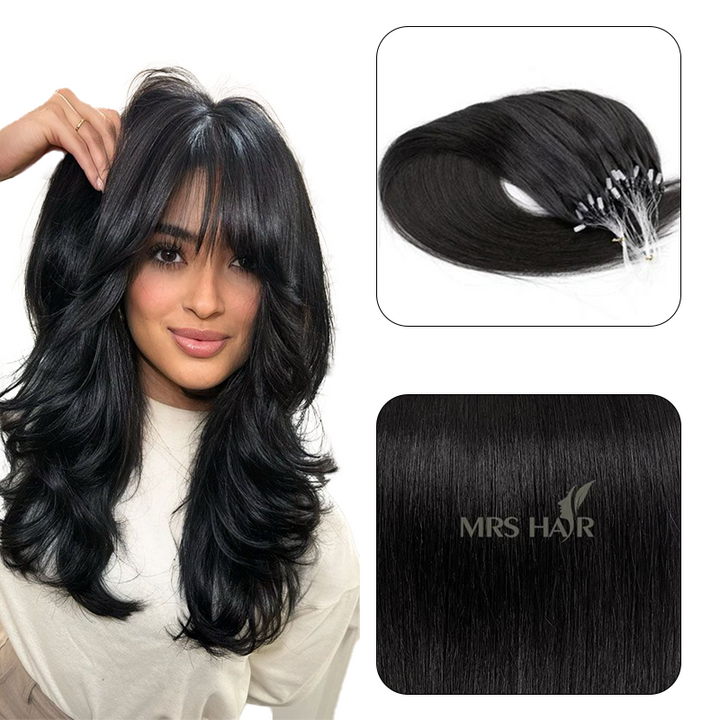 MRS HAIR Micro Ring Loop Human Hair Extensions