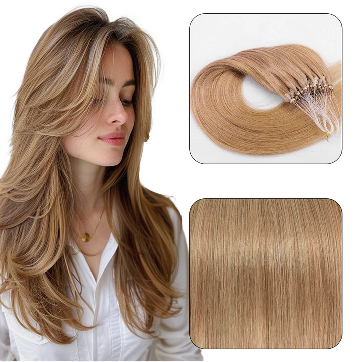 MRS HAIR Micro Ring Loop Human Hair Extensions