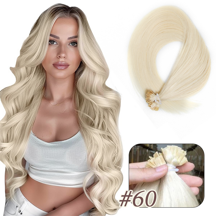 MRS HAIR K-tip Keratin Human Hair Extensions