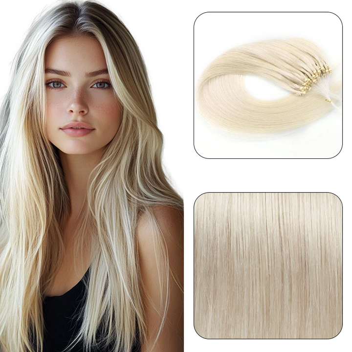 MRS HAIR Micro Ring Loop Human Hair Extensions