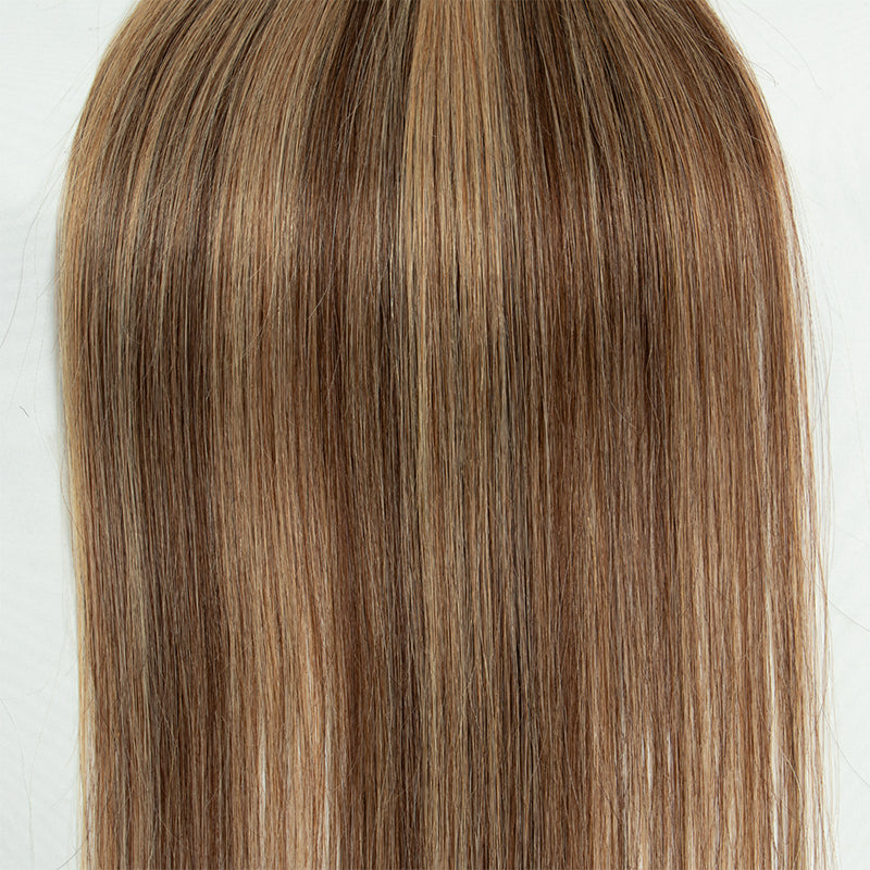 Invisible Seamless PU Skin Weft Clip In Human Hair Extension