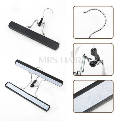 MRS HAIRStorage Bag With Hanger For Clip In Hair Extensions Wigs Closet Storage Hair Dustproof Preventing Dryness Translucent Non-woven