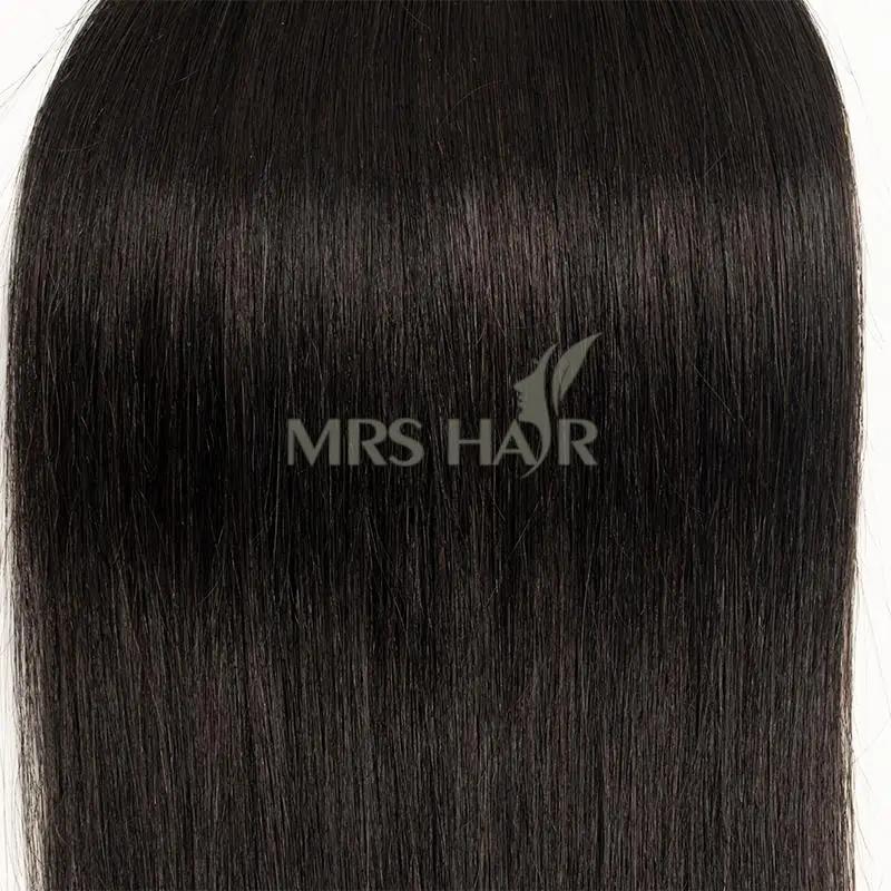 MRS HAIR 8D Invisible Micro Link Remy Human Hair Extensions Human Hair Nano Rings With Fish Line 0.6g/pcs 50strands/pack
