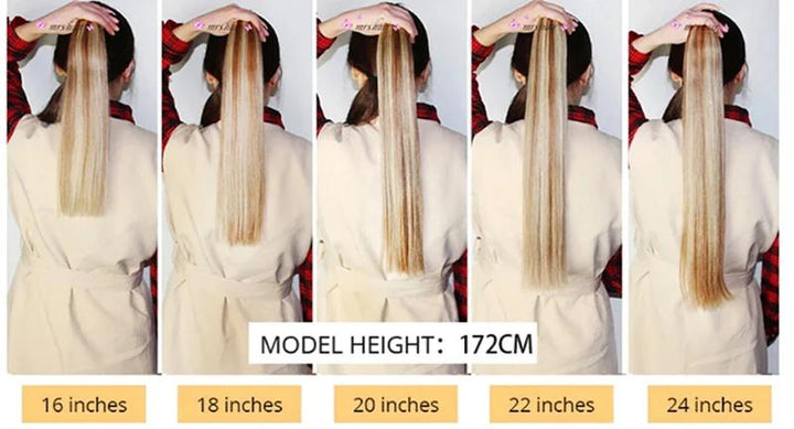 MRS HAIR 6D-2 Human Hair Extensions 10 Rows 50grams/pack