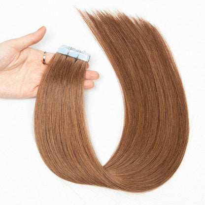 MRSHAIR Cuticle Remy Tape In Human Hair Extensions Real Natural Hair Skin Weft Hair Extensions For Salon High Quality 10pcs/pack