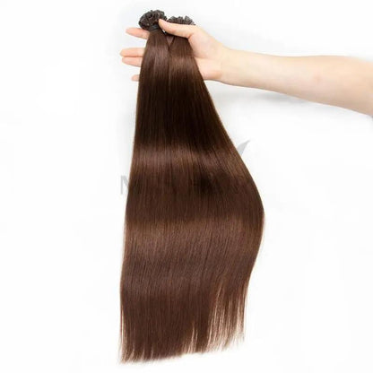 MRS HAIR K-tip Keratin Hair Hot Fusion Human Hair Natural Hair Extensions Italy Keratin Glue Machine Remy Hair Thick 3-6 Months Lifespan