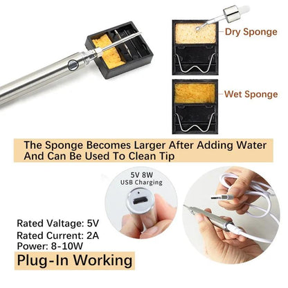 MRS HAIR Electric Tape Remover Plug-in Working No Battery Flat Soldering Tip Tape Extensions Removal 5V 2A