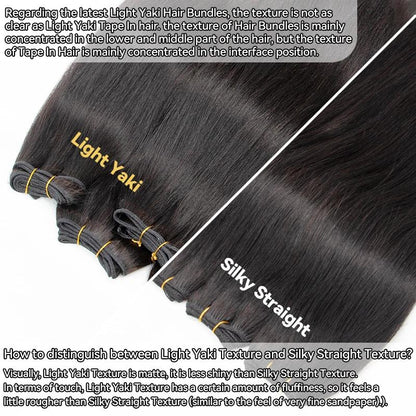 MRS HAIR Light Yaki Bundles Human Hair Natural Black 12-26inch 100G