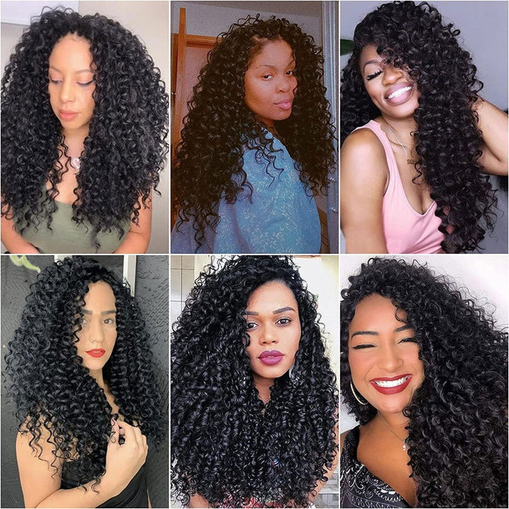 MRSHAIR 100g Burmese Kinky Curly Crochet Human Hair Knots Feather Crochet Hair Extensions