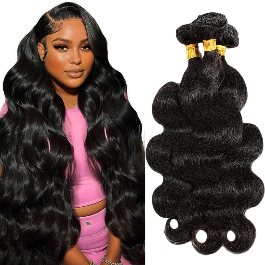 MRSHAIR Body Wave Bundles Human Hair Brazilian Wave Bundles