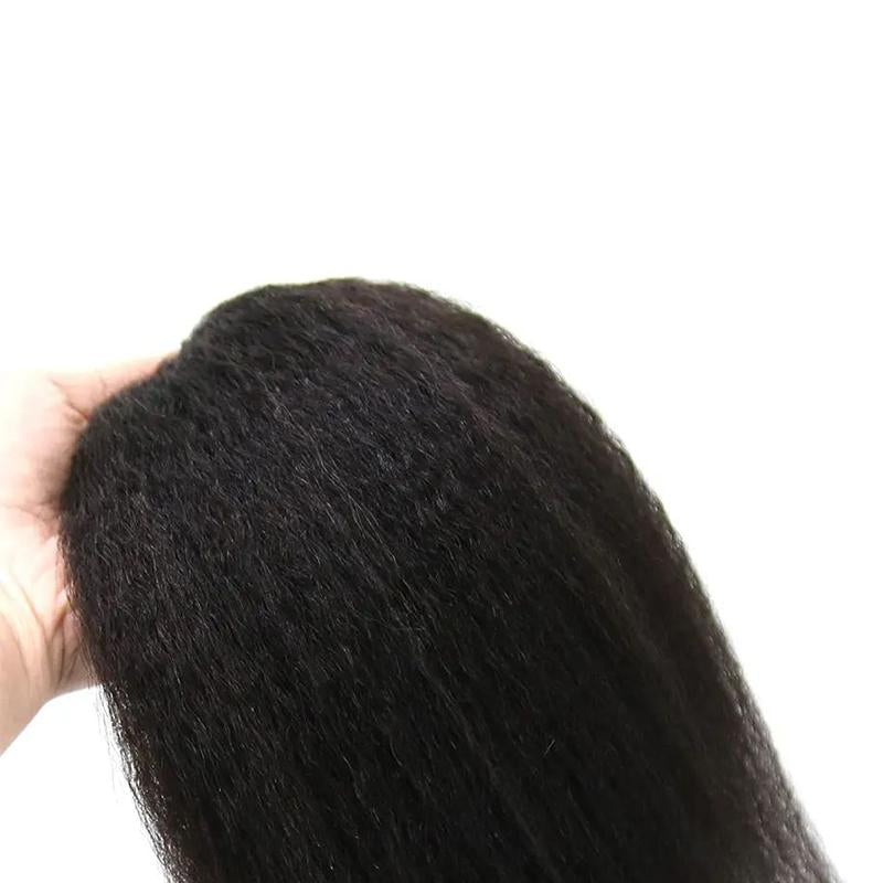 MRSHAIR Kinky Straight Flat Tip Human Hair Extensions