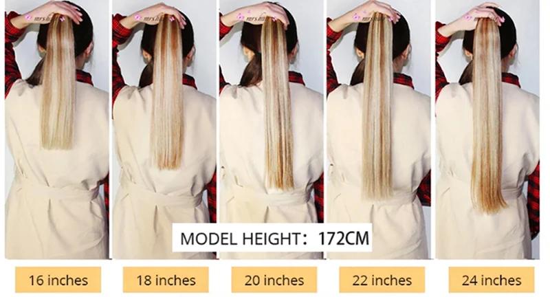 MRSHAIR MRS HAIR 6D-2 Human Hair Extensions 50grams/pack