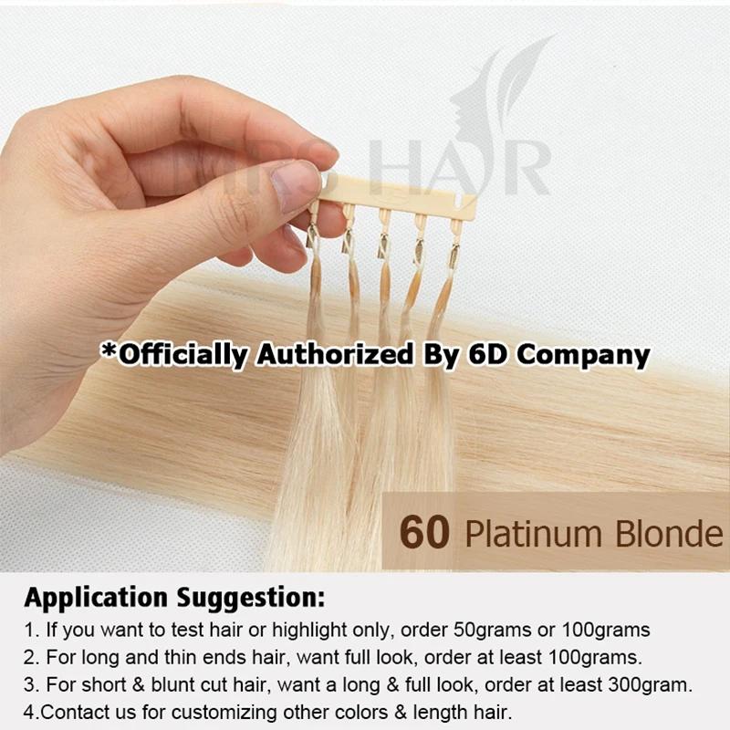 MRSHAIR MRS HAIR 6D-2 Human Hair Extensions 50grams/pack