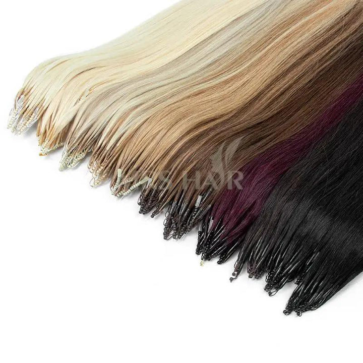 MRSHAIR MRS HAIR 8D Invisible Micro Link Remy Human Hair Extensions 50g/pack