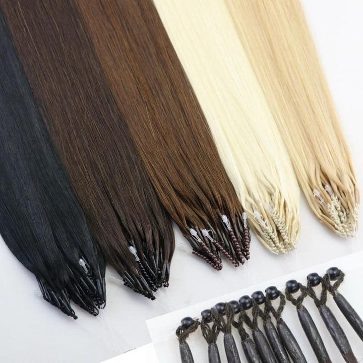 MRSHAIR MRS HAIR 8D Invisible Micro Link Remy Human Hair Extensions 50g/pack