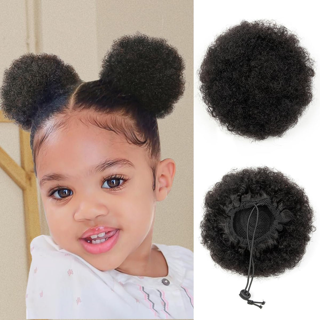 MRSHAIR MRS HAIR Afro Puff Ponytail Human Hair USA Ship