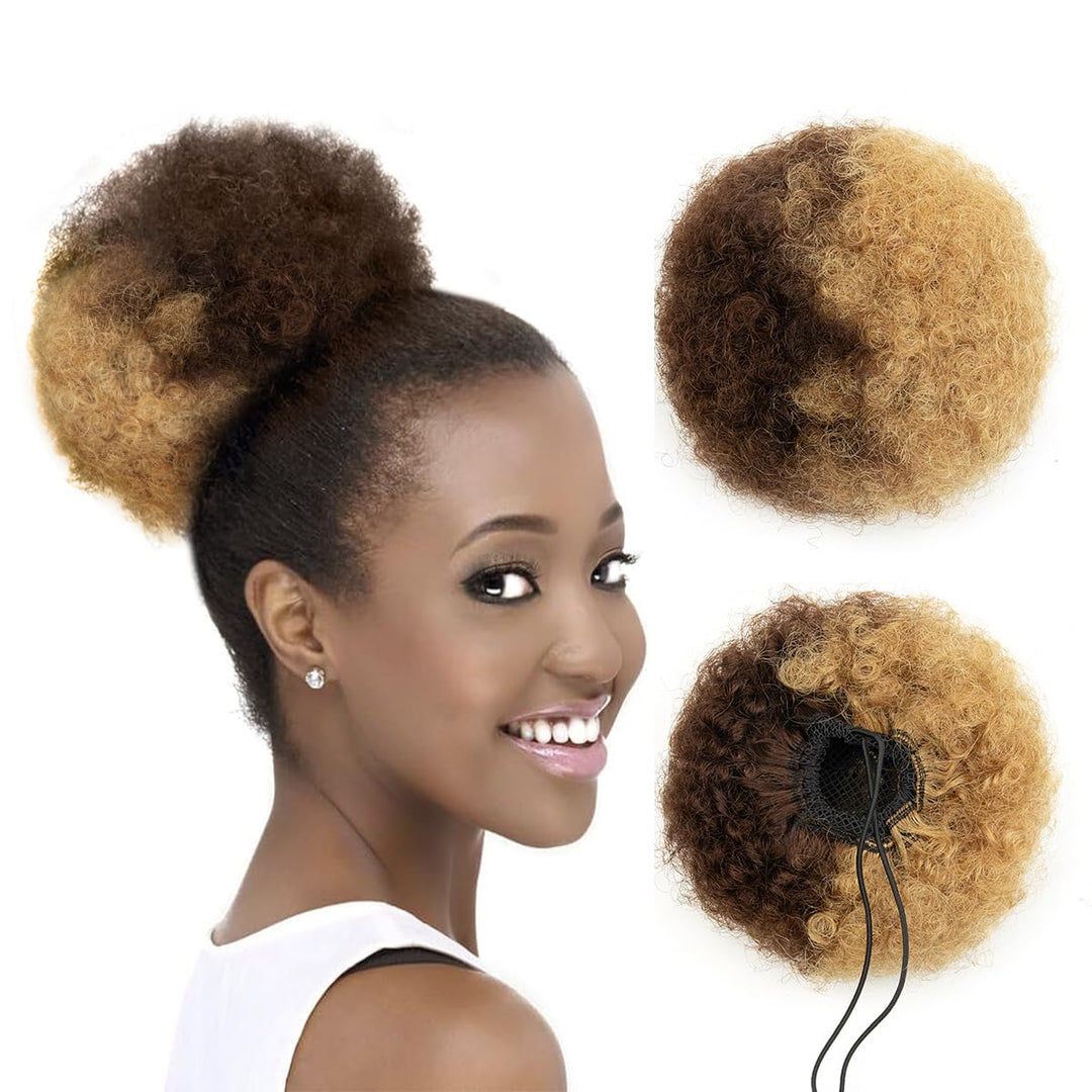MRSHAIR MRS HAIR Afro Puff Ponytail Human Hair USA Ship