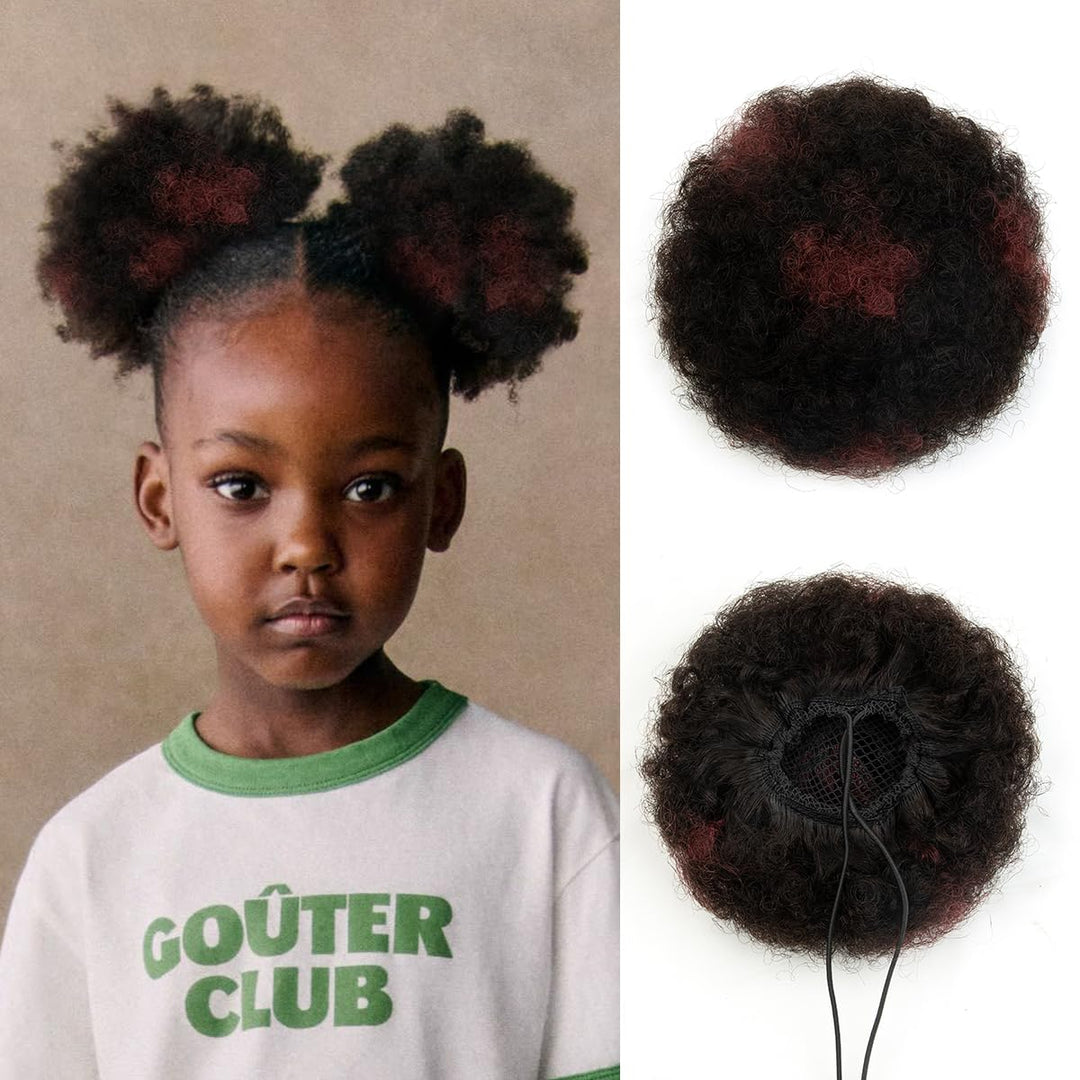 MRSHAIR MRS HAIR Afro Puff Ponytail Human Hair USA Ship