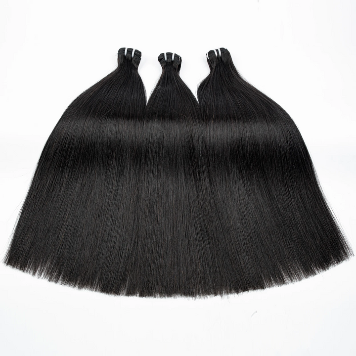 MRSHAIR MRS Hair Double Drawn 100% Human  Hair Weft Bundles No tangle No Shedding