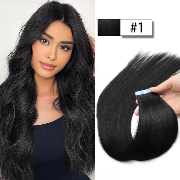 MRSHAIR MRS HAIR Double Drawn Tape In Hair Extensions