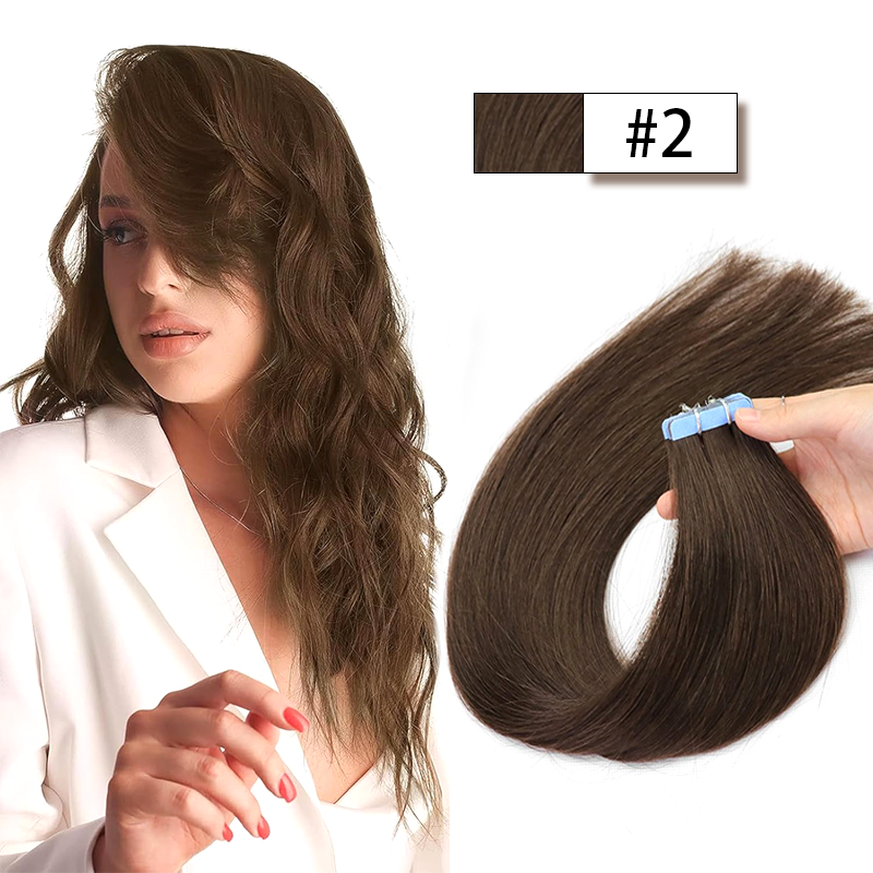 MRSHAIR MRS HAIR Double Drawn Tape In Hair Extensions