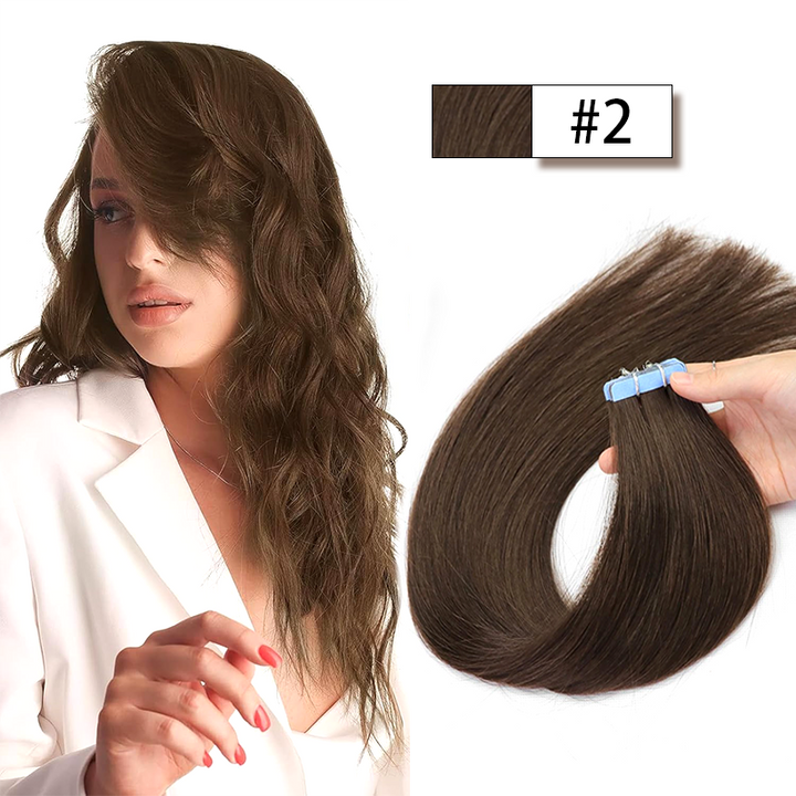 MRSHAIR MRS HAIR Double Drawn Tape In Hair Extensions