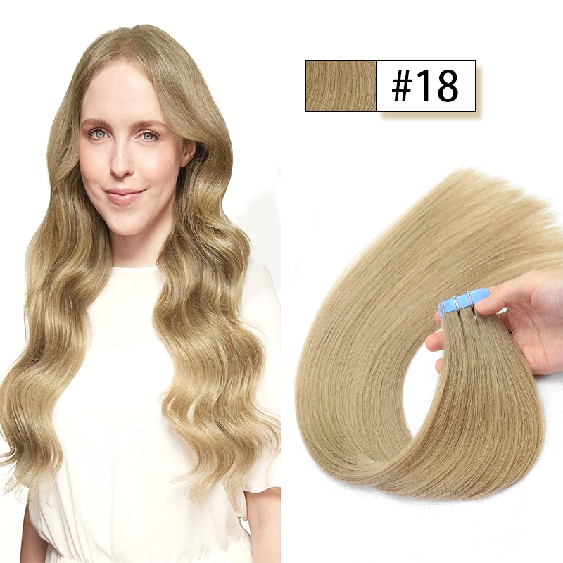 MRSHAIR MRS HAIR Double Drawn Tape In Hair Extensions