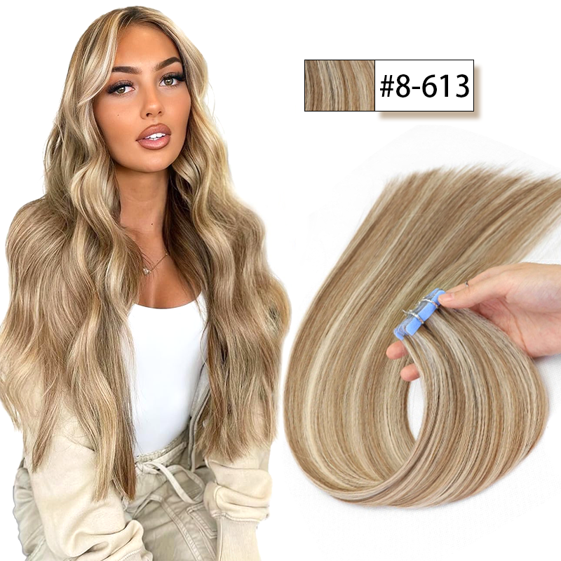 MRSHAIR MRS HAIR Double Drawn Tape In Hair Extensions