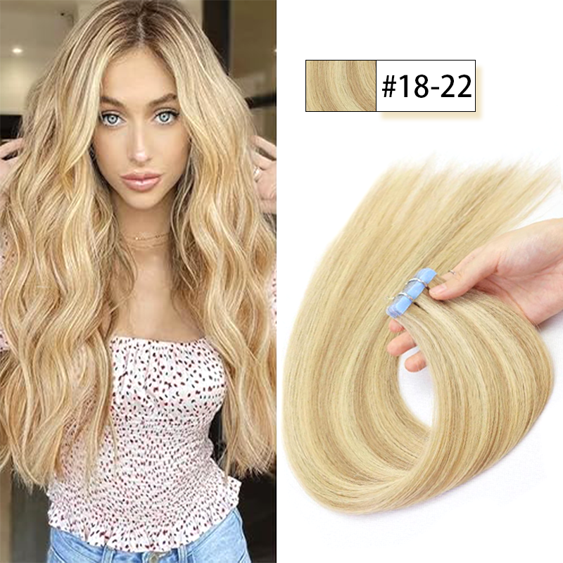 MRSHAIR MRS HAIR Double Drawn Tape In Hair Extensions