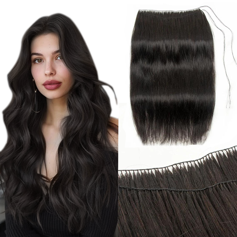 MRSHAIR MRS HAIR Feather Weft Human Hair Extensions 120pcs per bundle