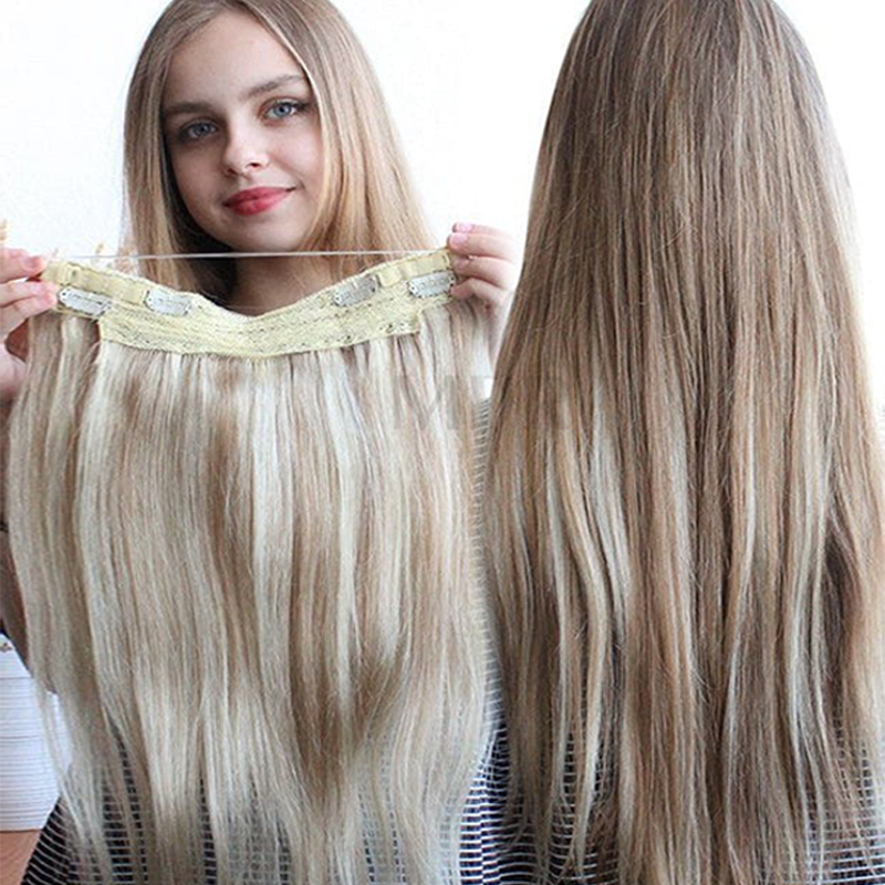 MRSHAIR MRS HAIR Fish Line Halo Hair Extensions