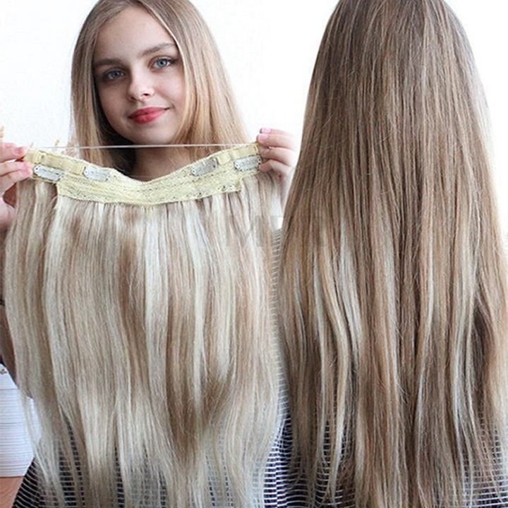 MRSHAIR MRS HAIR Fish Line Halo Hair Extensions