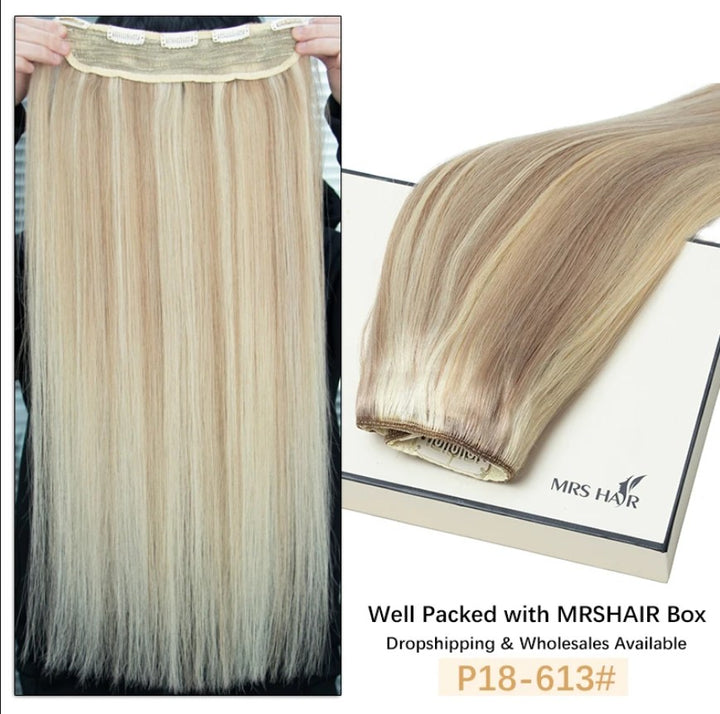 MRSHAIR MRS HAIR Fish Line Halo Hair Extensions