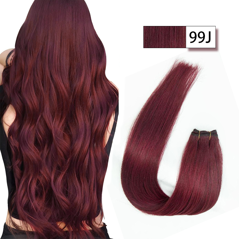 MRSHAIR MRS HAIR Human Hair Weft Extension Brazilian Straight 50g