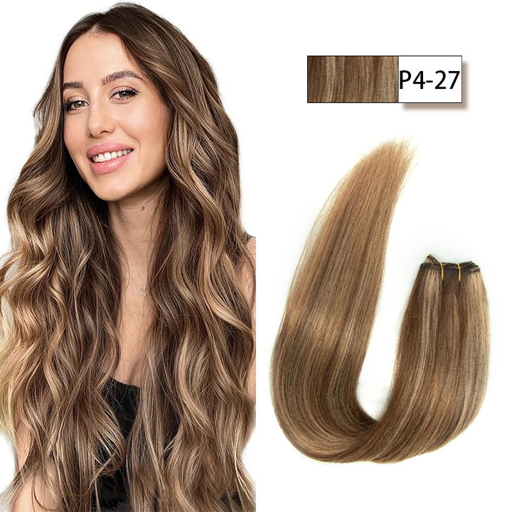 MRSHAIR MRS HAIR Human Hair Weft Extension Brazilian Straight 50g