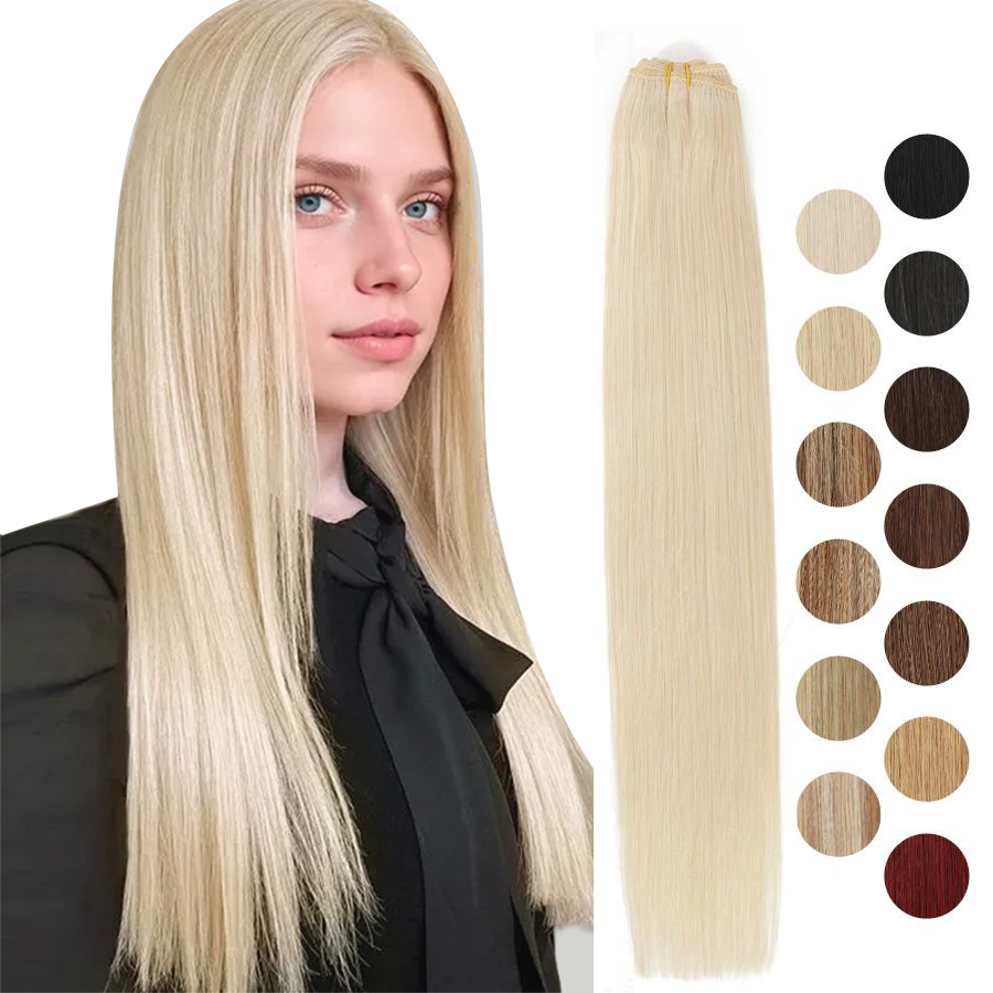 MRSHAIR MRS HAIR Human Hair Weft Extension Brazilian Straight 50g