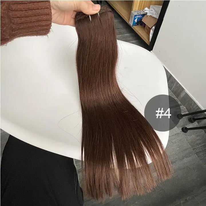 MRSHAIR MRS HAIR Human Hair Weft Extension Brazilian Straight 50g