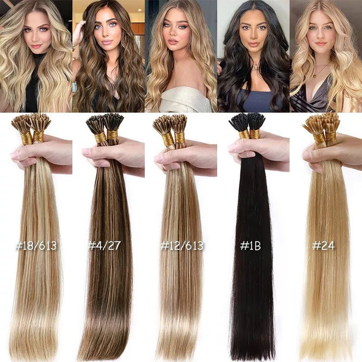 MRSHAIR MRS HAIR I Tip Human Hair Extensions 50pcs/pack