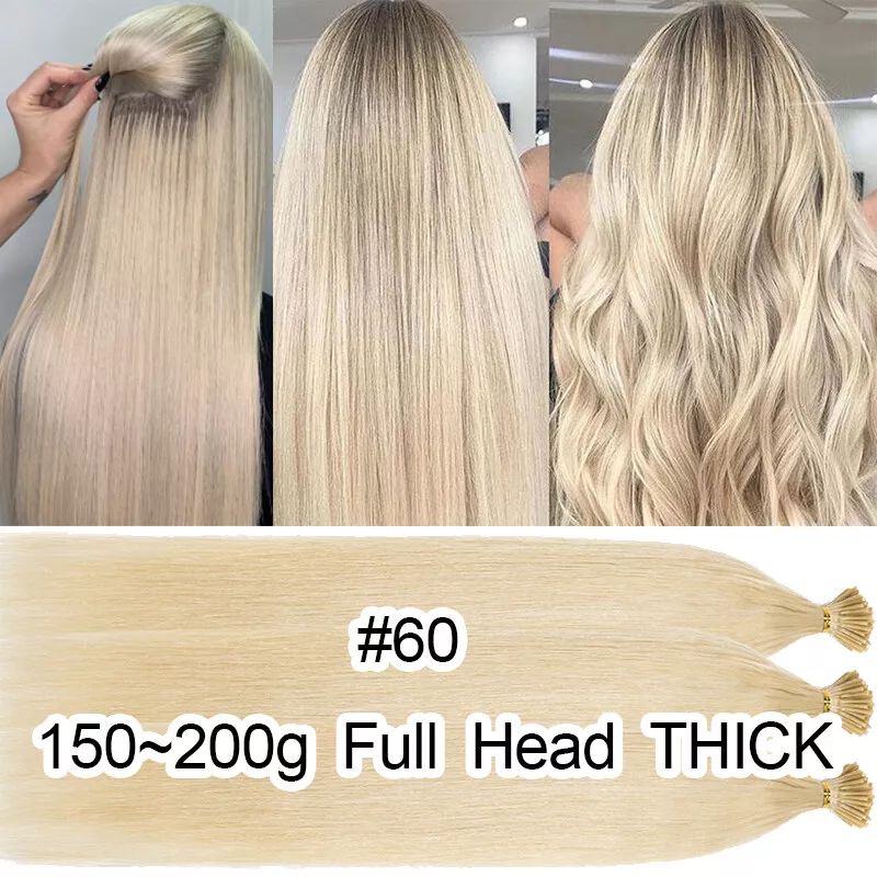 MRSHAIR MRS HAIR I Tip Human Hair Extensions 50pcs/pack