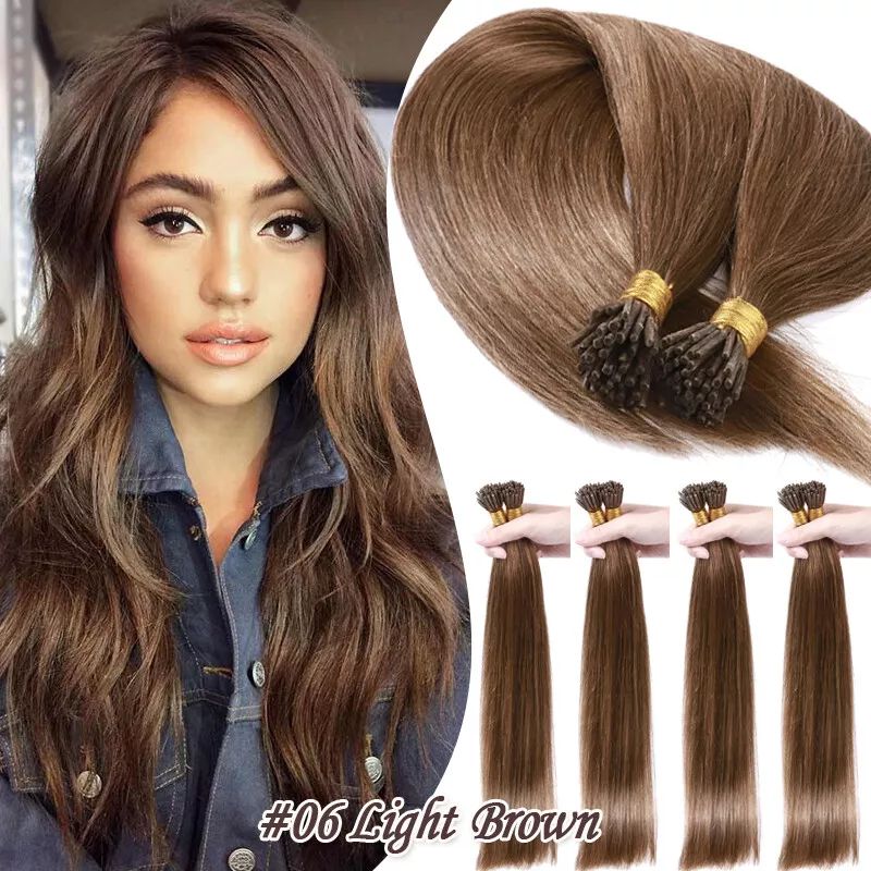 MRSHAIR MRS HAIR I Tip Human Hair Extensions 50pcs/pack